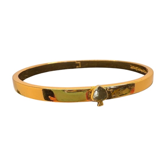 kate spade Jewelry - kate spade gold spade charm bangle bracelet